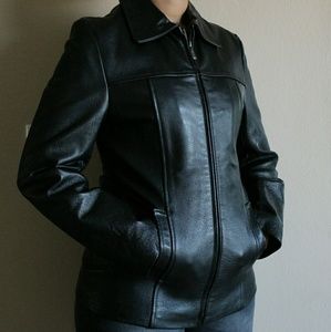 Guess Heavy Leather down Jacket